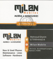 Milan Mobile Business Card