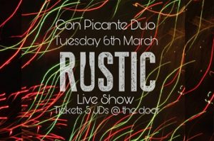 Con Picante Duo live at rustic
