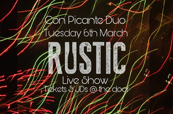 Con Picante Duo live at rustic