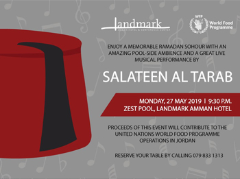 Outdoor Ramadan Night with Salateen Al Tarab @ Landmark Amman Hotel