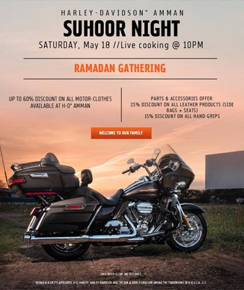 Suhoor night @ Harley-Davidson Amman